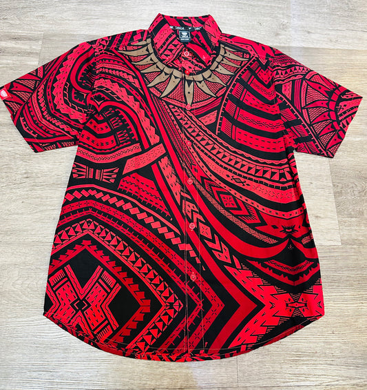 NIFO MEN'S COTTON SHIRT MSS001 RED