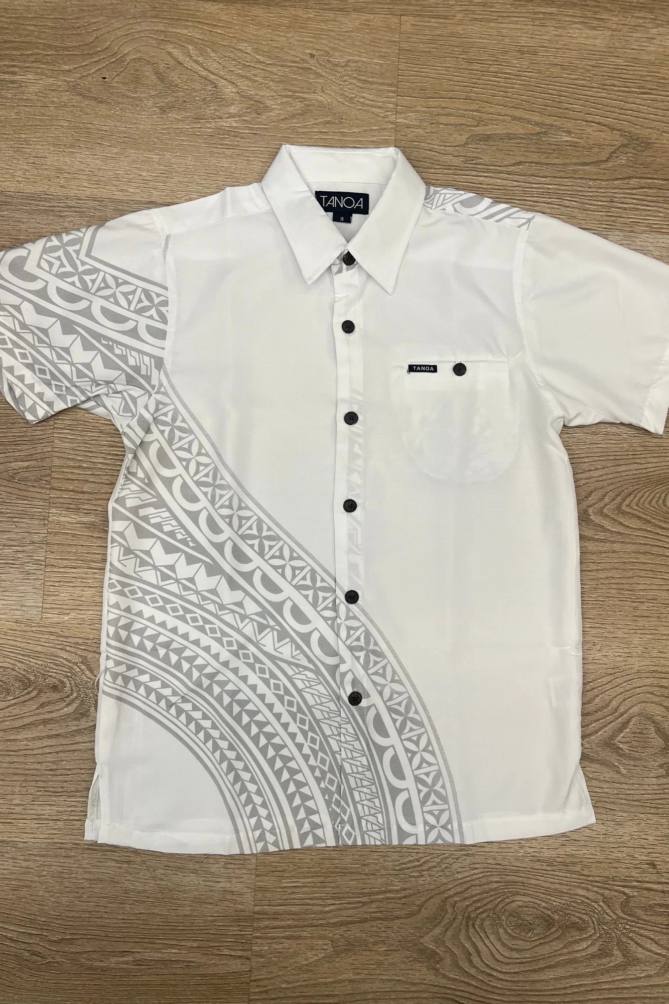 TUPU BOY'S SILKY DOBBY SHIRT - SB1342