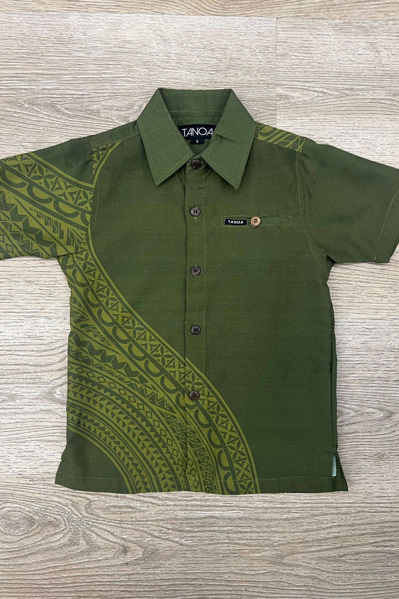 TUPU BOY'S SILKY DOBBY SHIRT - SB1342