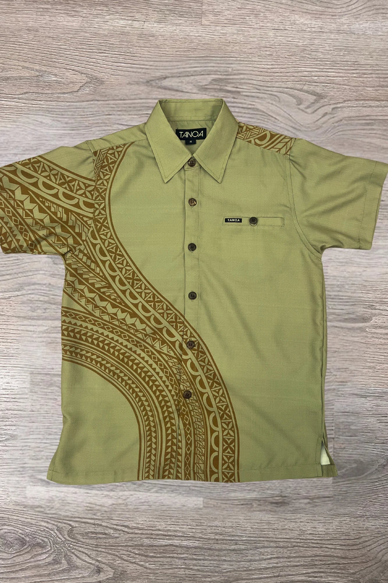 TUPU BOY'S SILKY DOBBY SHIRT - SB1342