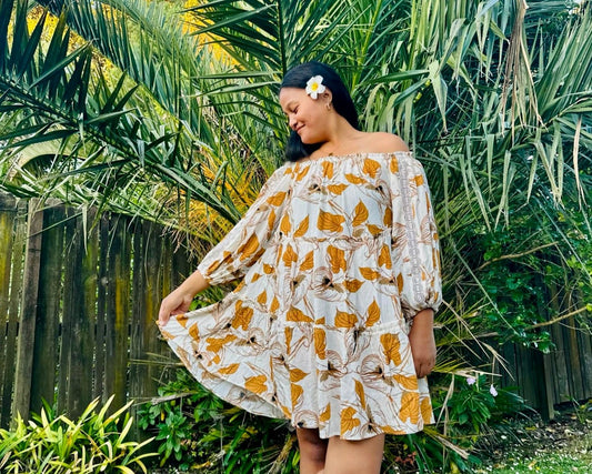 ABBY OFF SHOULDER TUNIC - TT145