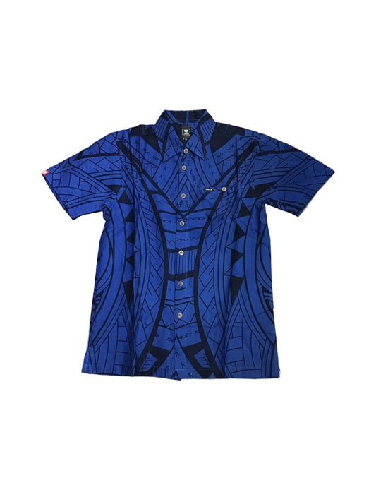 TANOA MENS SHIRT- SS1527 ROYAL BLUE