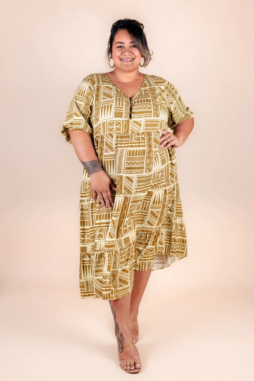 WOMEN'S TANU II MIDI DRESS - TD154