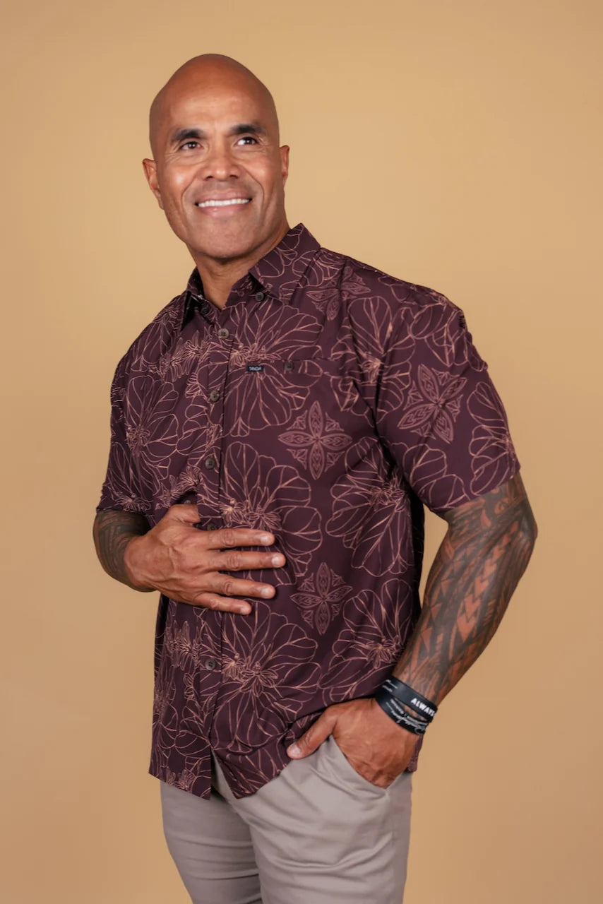 NAUPAKA 4WAY STRETCH MEN'S SHIRT - TS4WS038