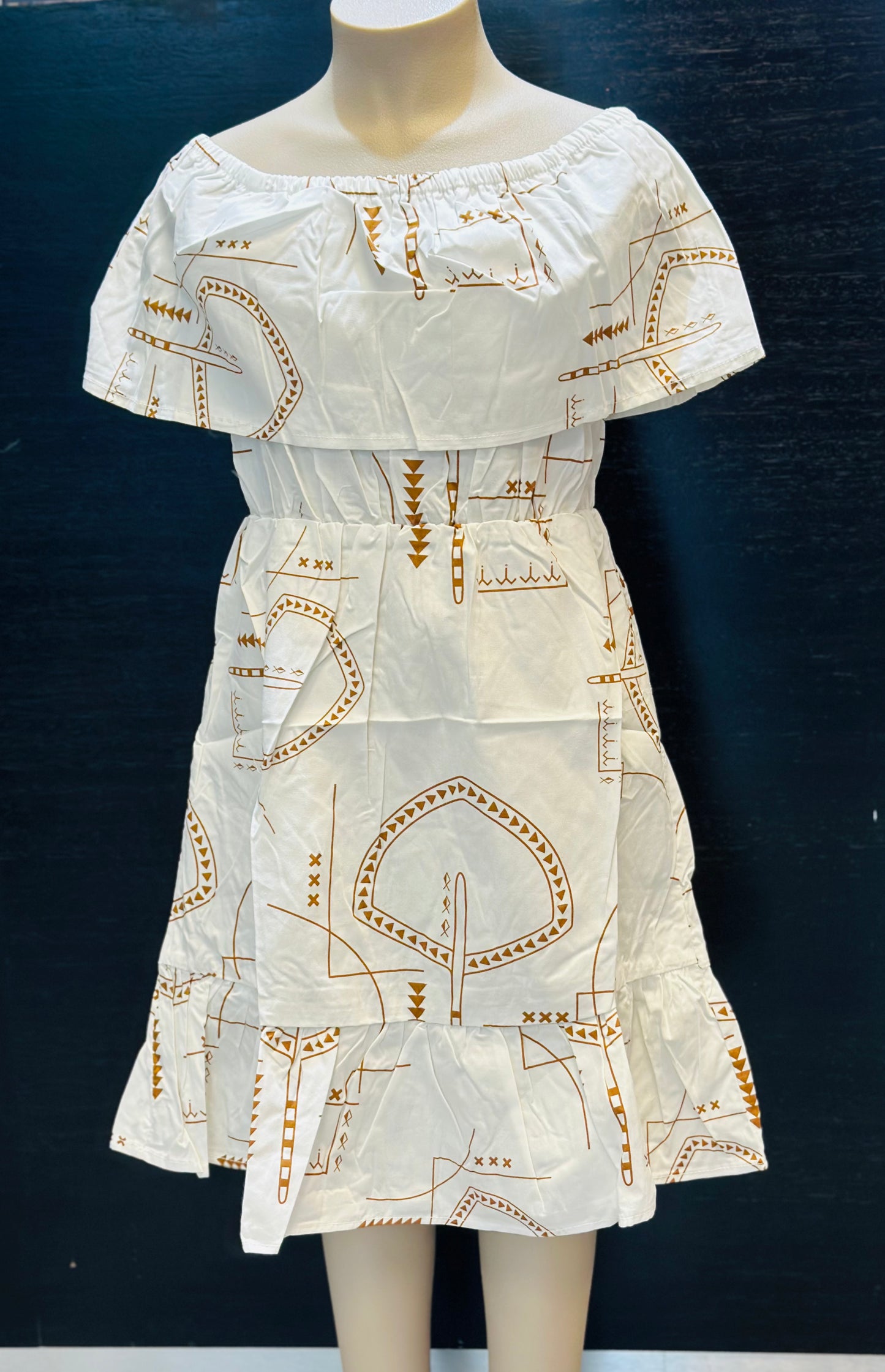 SIALEI GIRL'S DRESS-LG1583 WHITE
