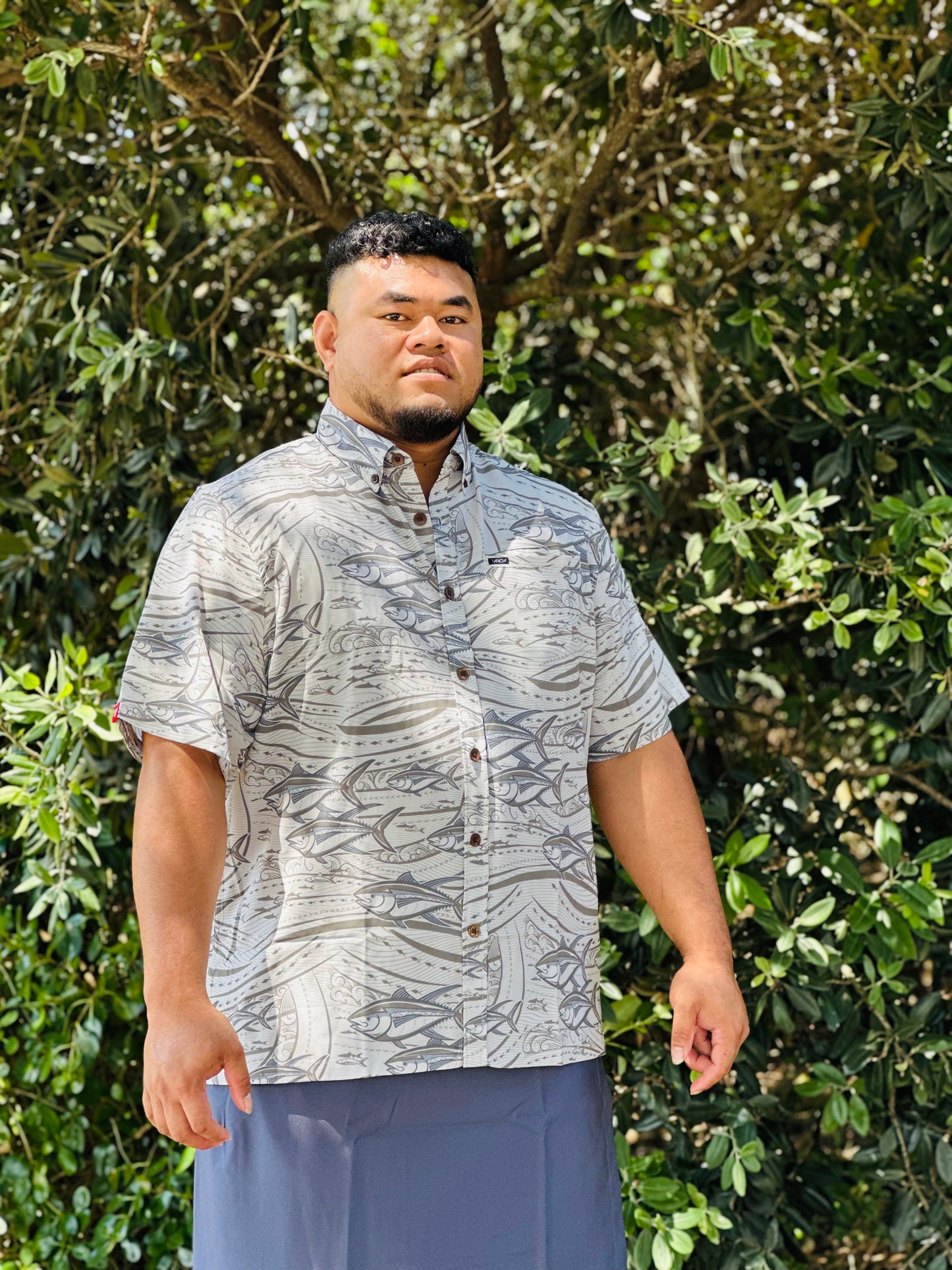 AHI MEN'S 4WAY STRETCH SHIRT TS4WS017