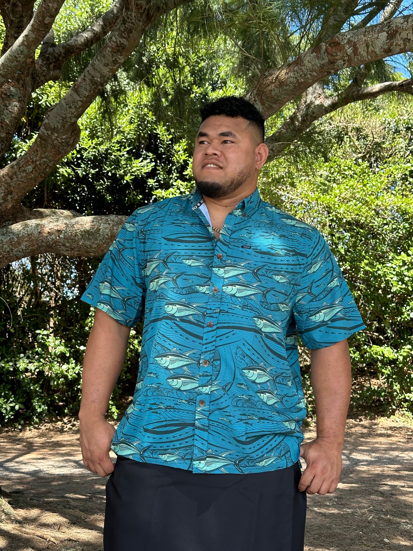 AHI MEN'S 4WAY STRETCH SHIRT TS4WS017