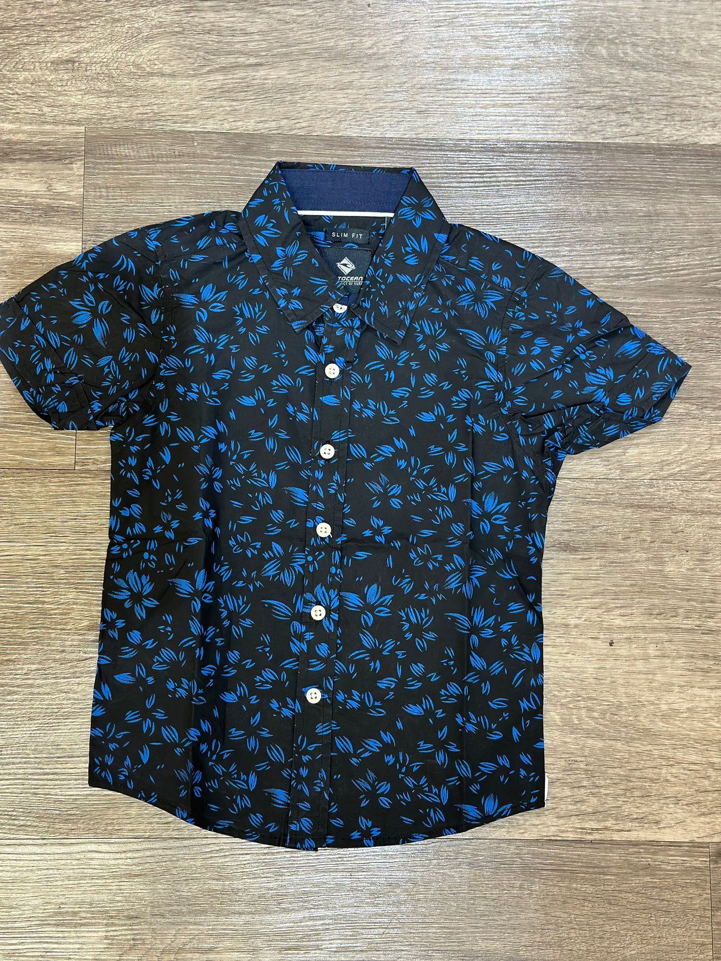 Hot Ocean Boy's Shirt/SB846 Black