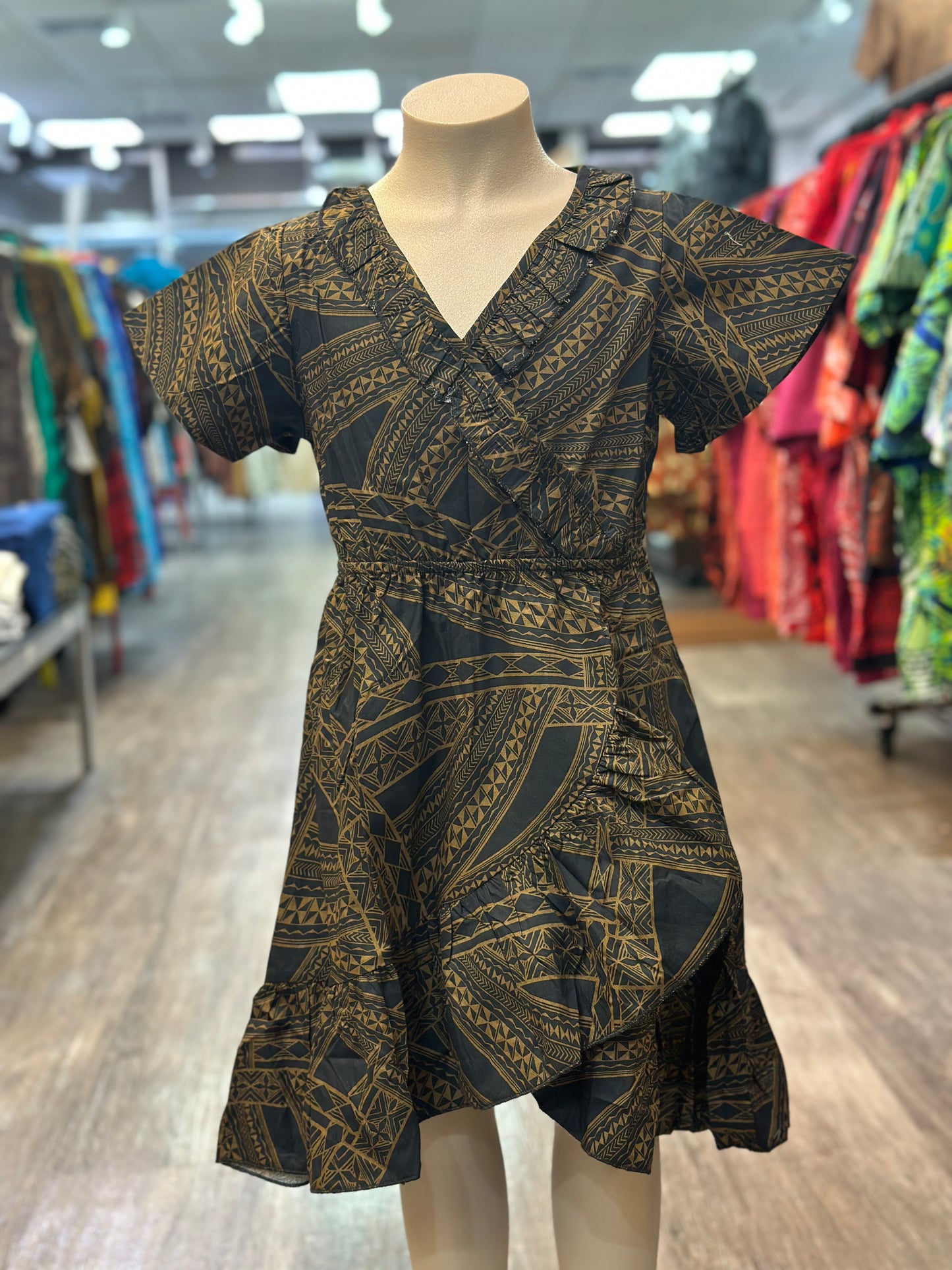 GIRL'S DRESS LG1642 - ANA