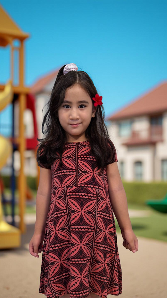 PULU GIRLS DRESS TD803