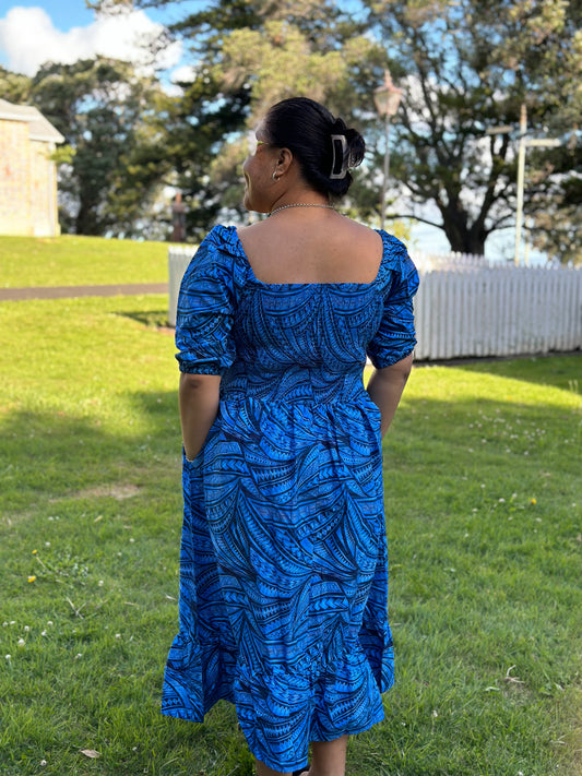 WOMEN'S ELIZA SMOCKING DRESS - LD3758