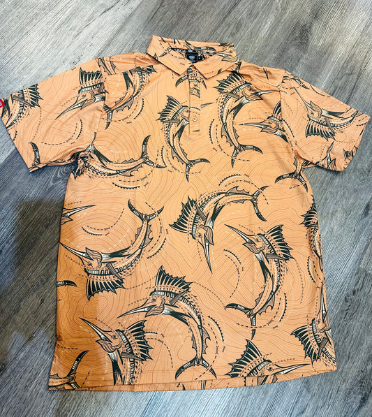 MEN'S POLO 4 WAY SWORDFISH MP004