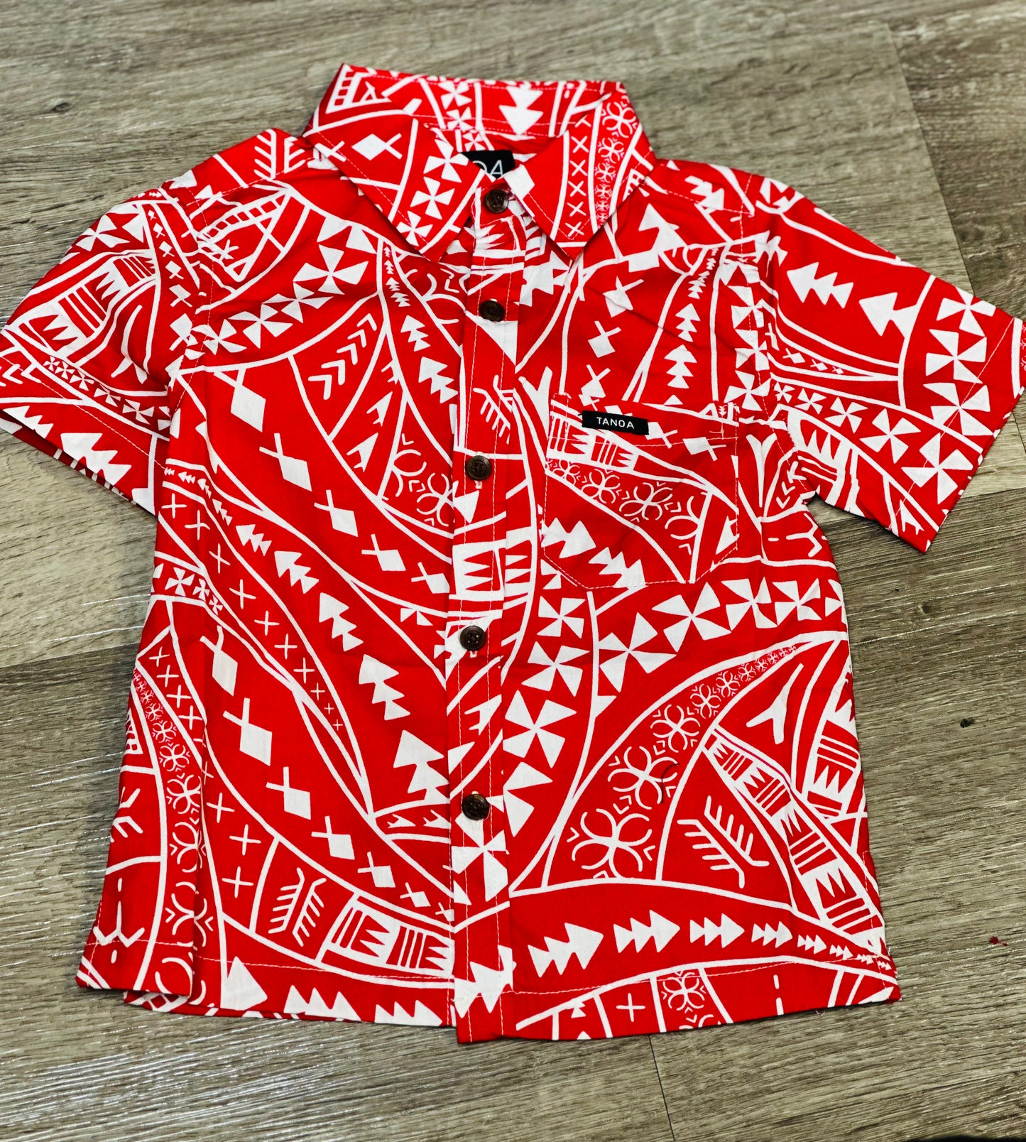 TANOA BOYS SHIRTS - ALOFA SB1677