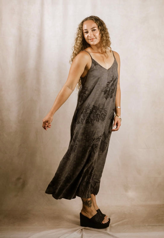 DENIM AIGA MAXI DRESS TH010
