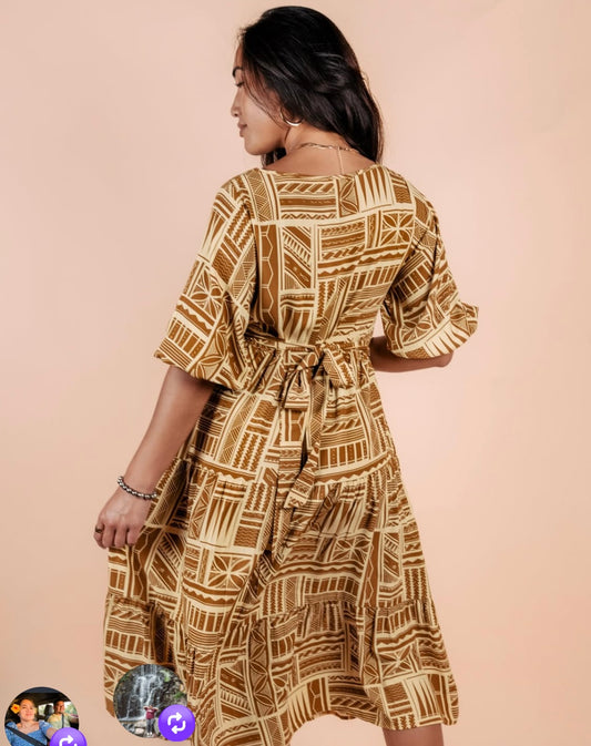 WOMEN'S TANU II MIDI DRESS - TD154