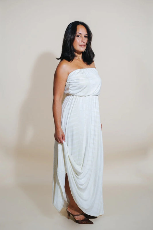 PAEPAE STRAPLESS KNIT DRESS- TD192
