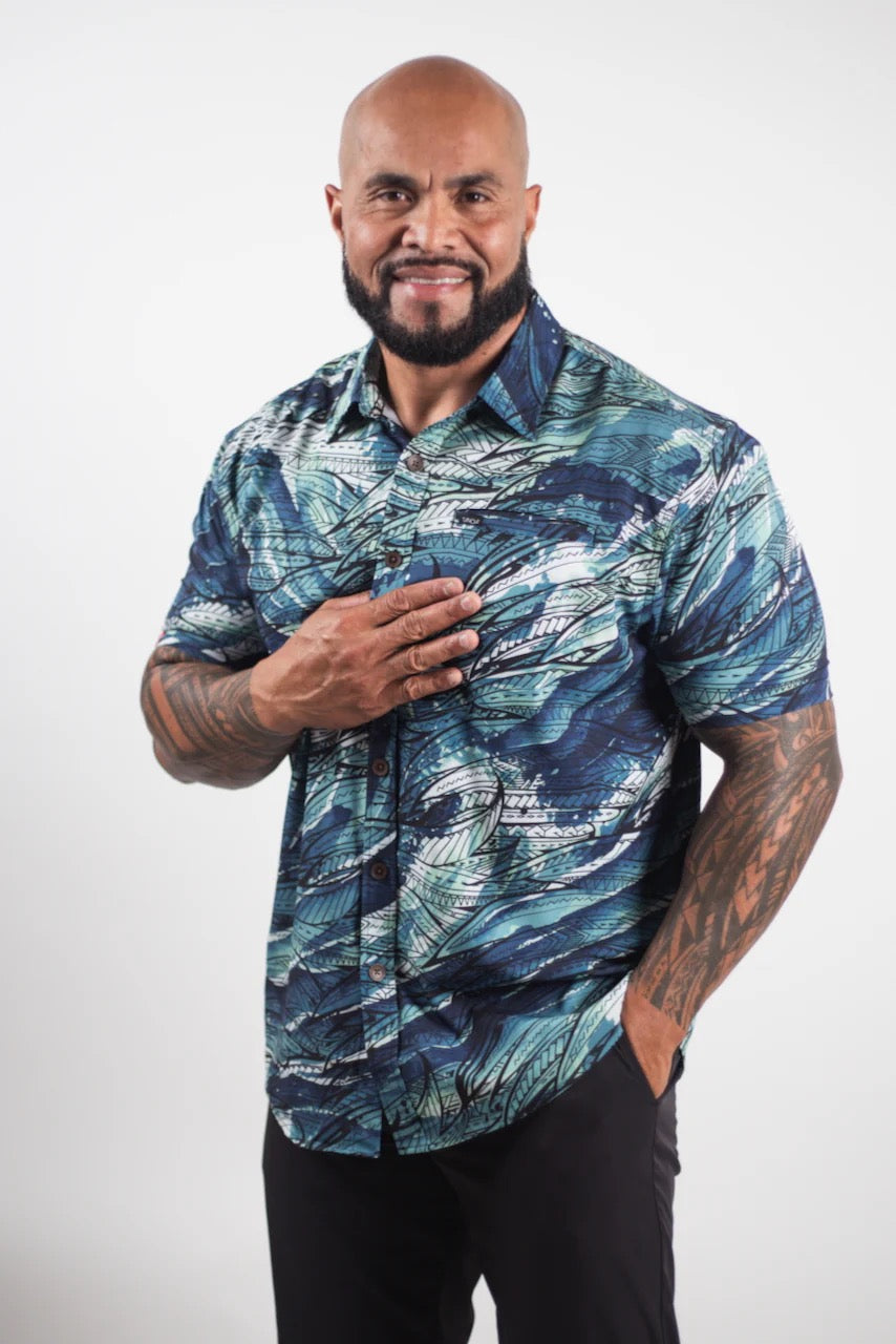 TAFE MEN'S 4WAY STRETCH SHIRT - TS4WS022