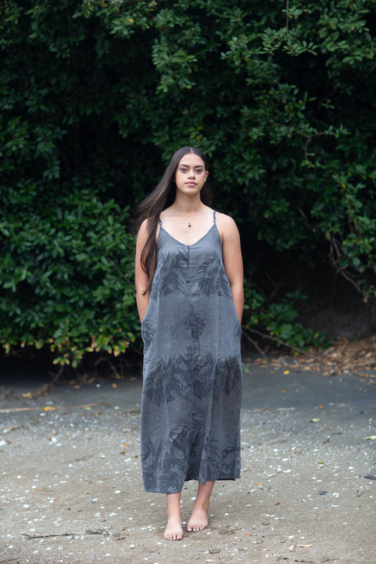 DENIM AIGA MAXI DRESS TH010