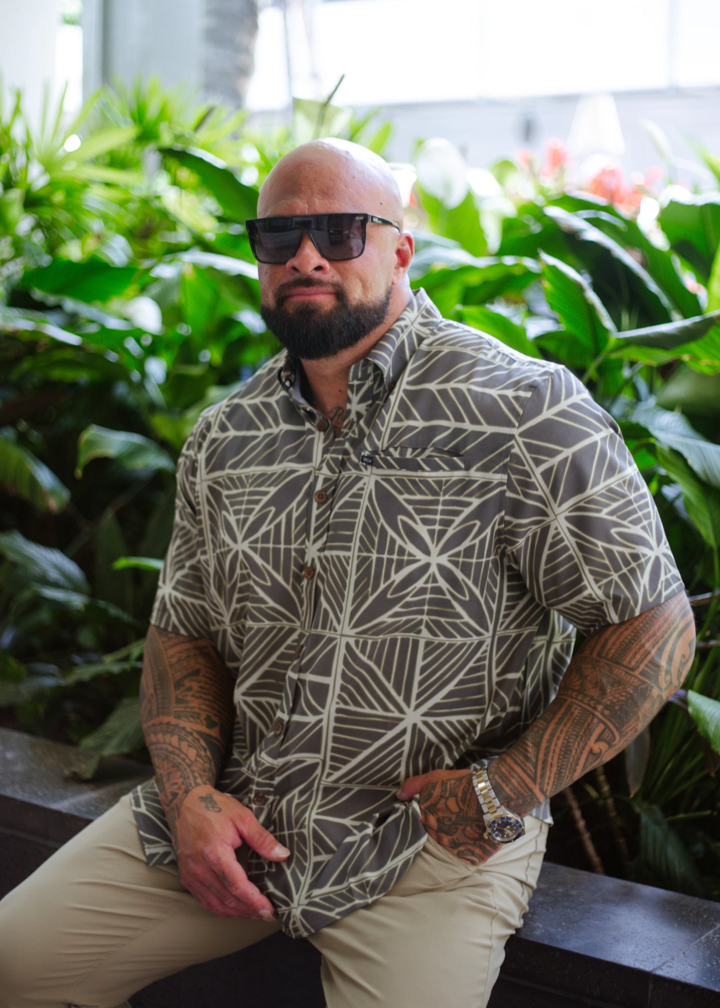 TAUTUA MEN'S 4WAY STRETCH SHIRT TS4WS018