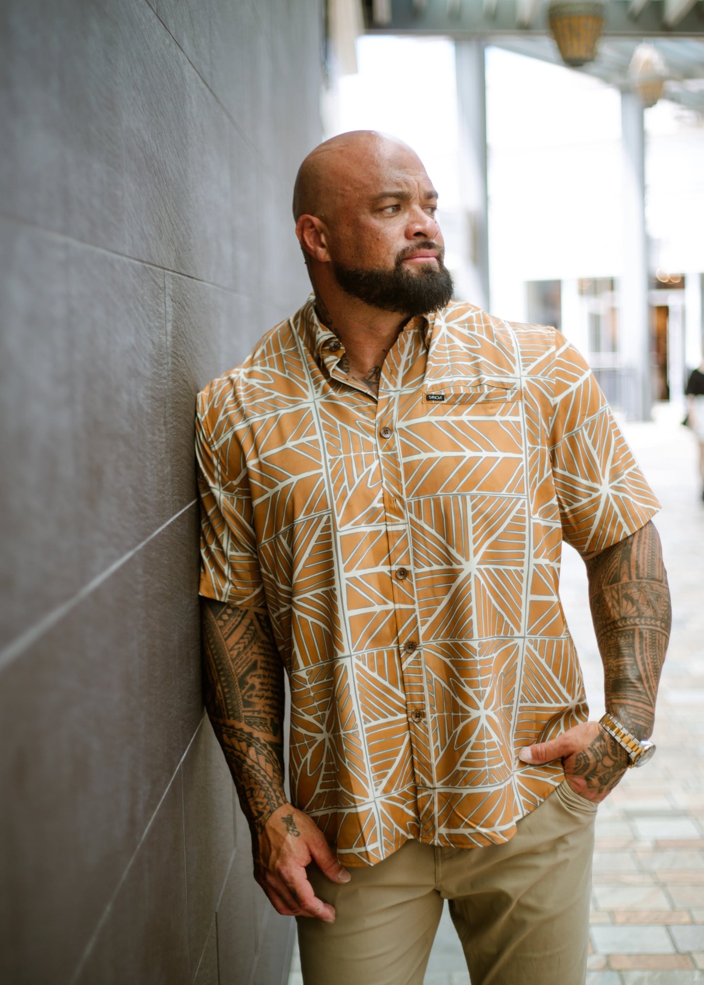 TAUTUA MEN'S 4WAY STRETCH SHIRT TS4WS018