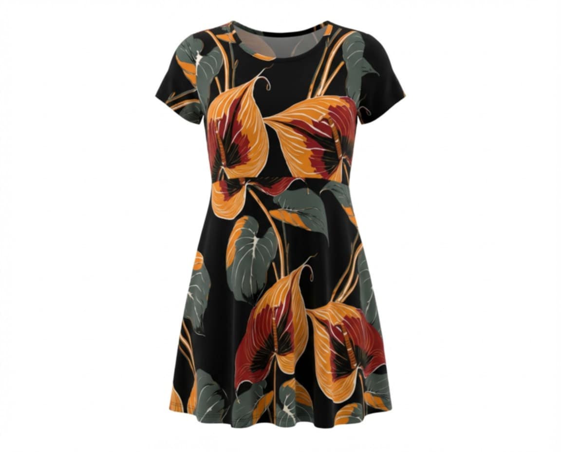 ABBY GIRLS SKATER DRESS TD803