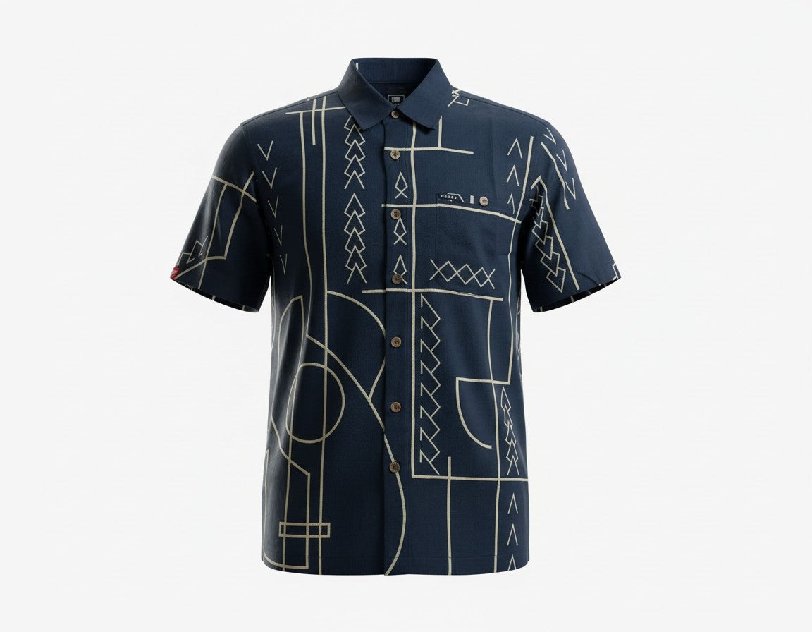 UKULELE MICRO SILK TANOA SHIRT SS2306