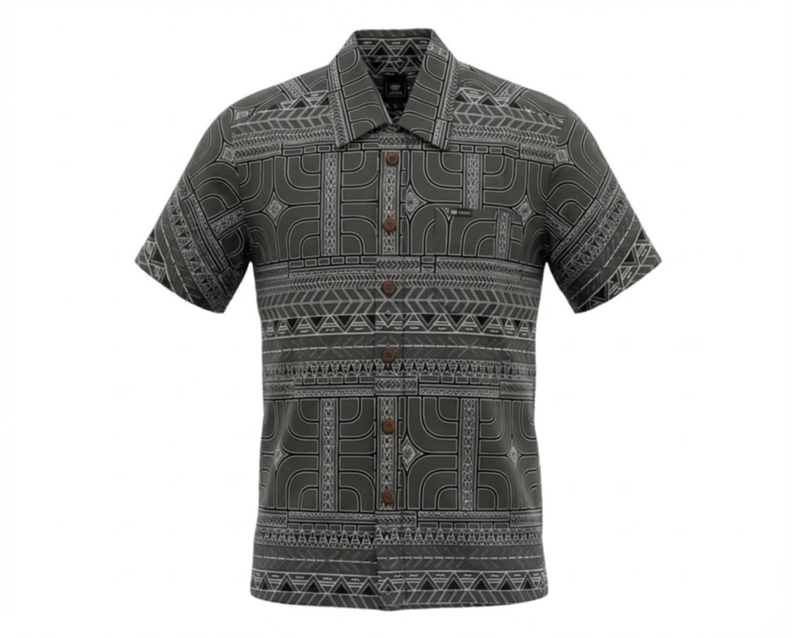 TANOA MEN'S SHIRT SS2972 MUSTARD