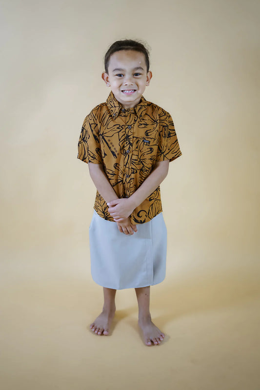 OLOSEGA BOY'S SHIRT BSCS01 BROWN