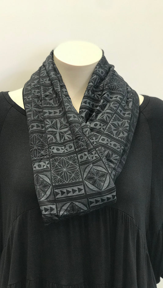 Women Scarf - AS170- (1006) - Black