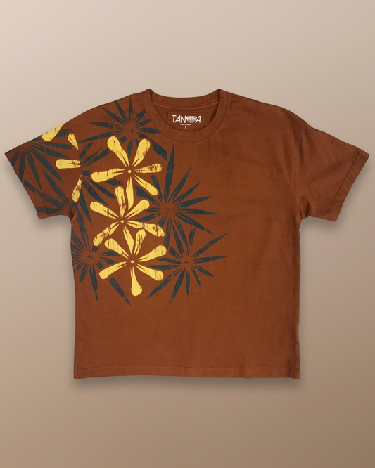 LADIES T-SHIRT TIARE BROWN