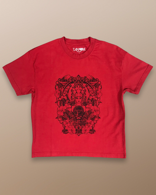 LADIES T-SHIRT TAUPOU RED