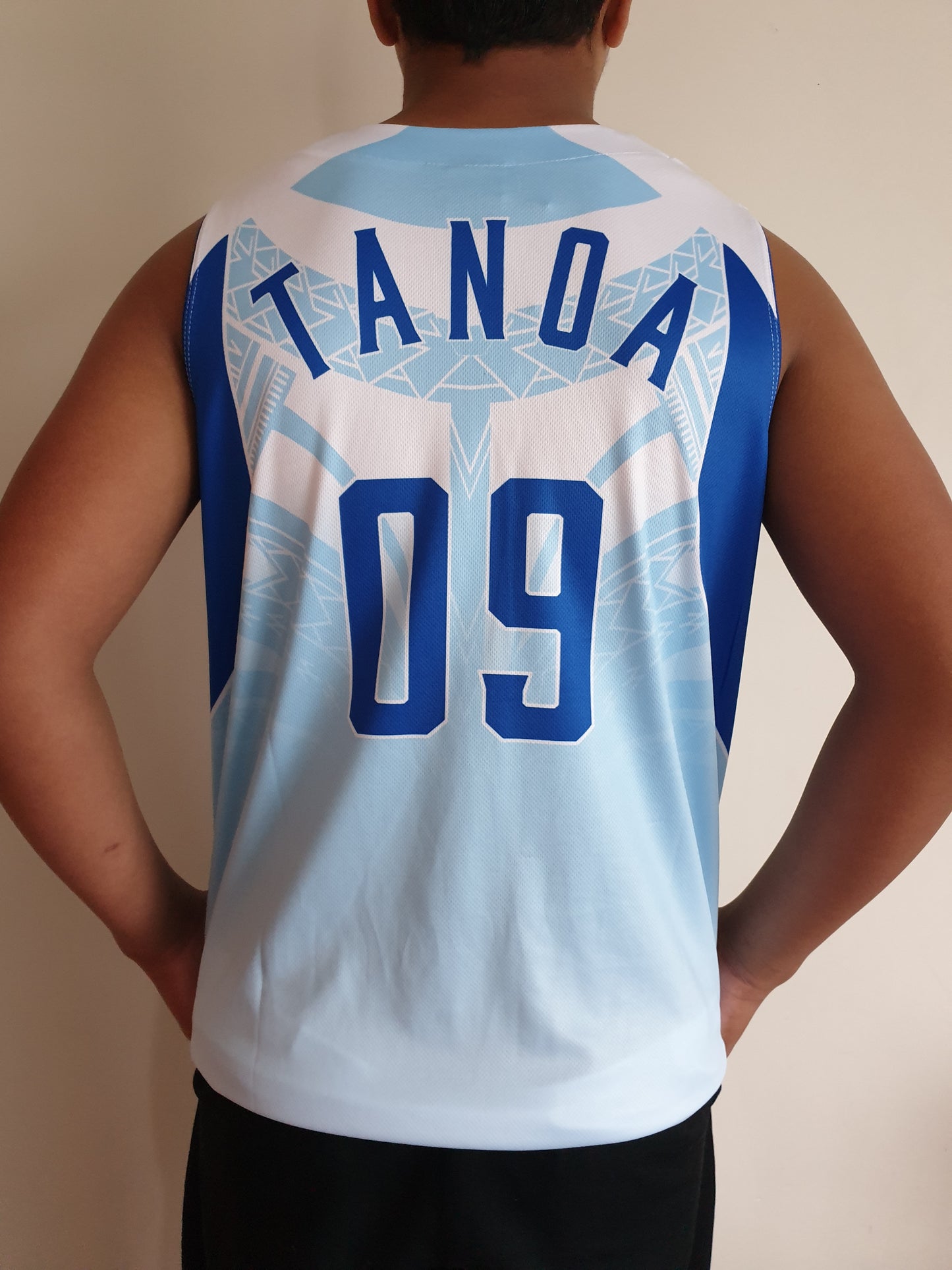 Tanoa Basketball Vest Uso - TM1905 S/White