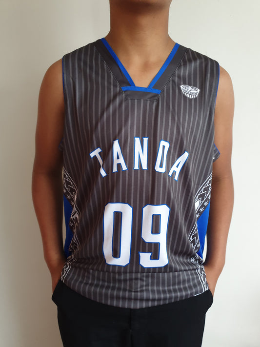 Tanoa Basketball Vest Uso - TM1902 - Charcoal