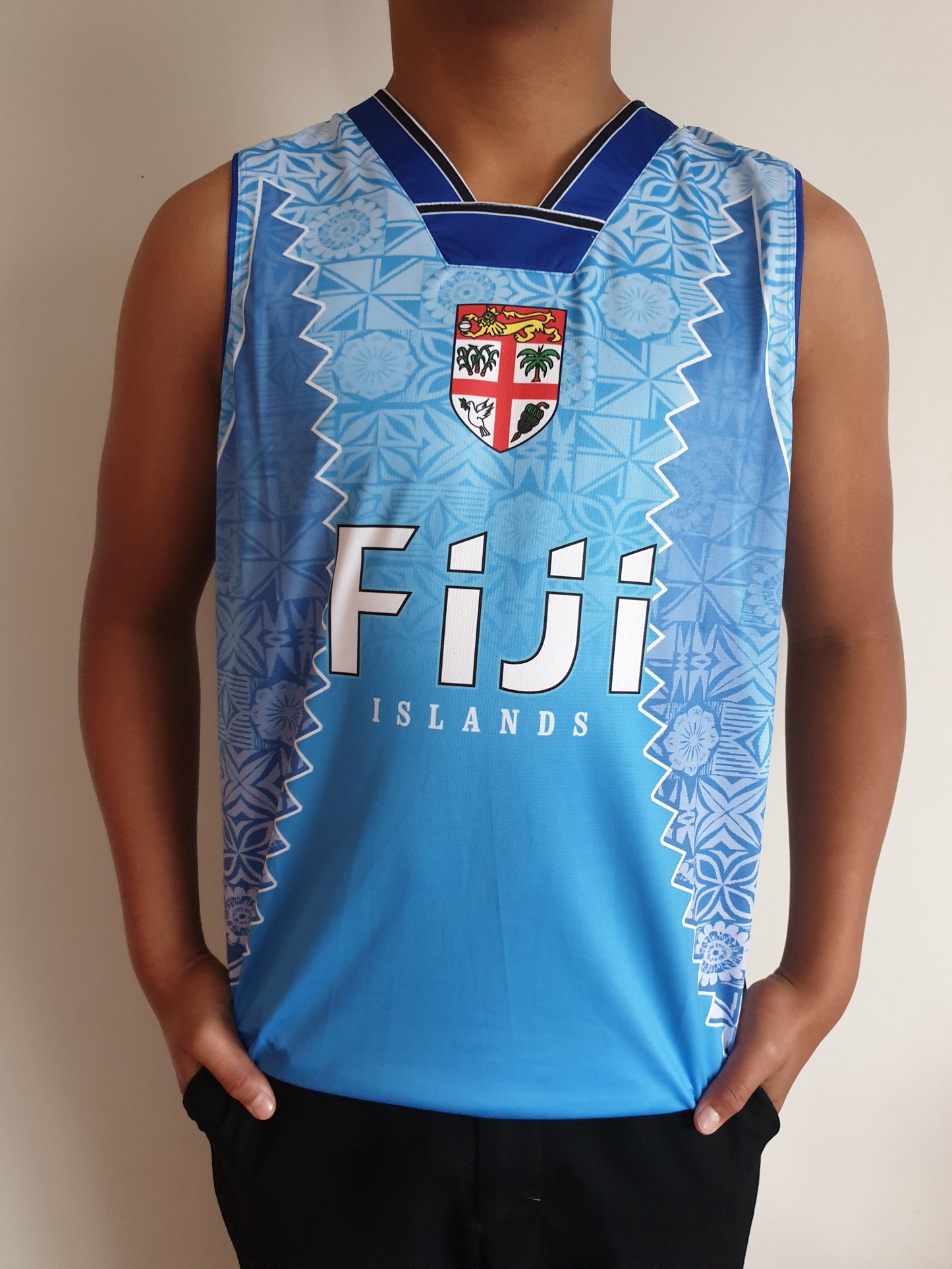 Fiji Daily Sublimation Vest -TM2094 Sky/Blue