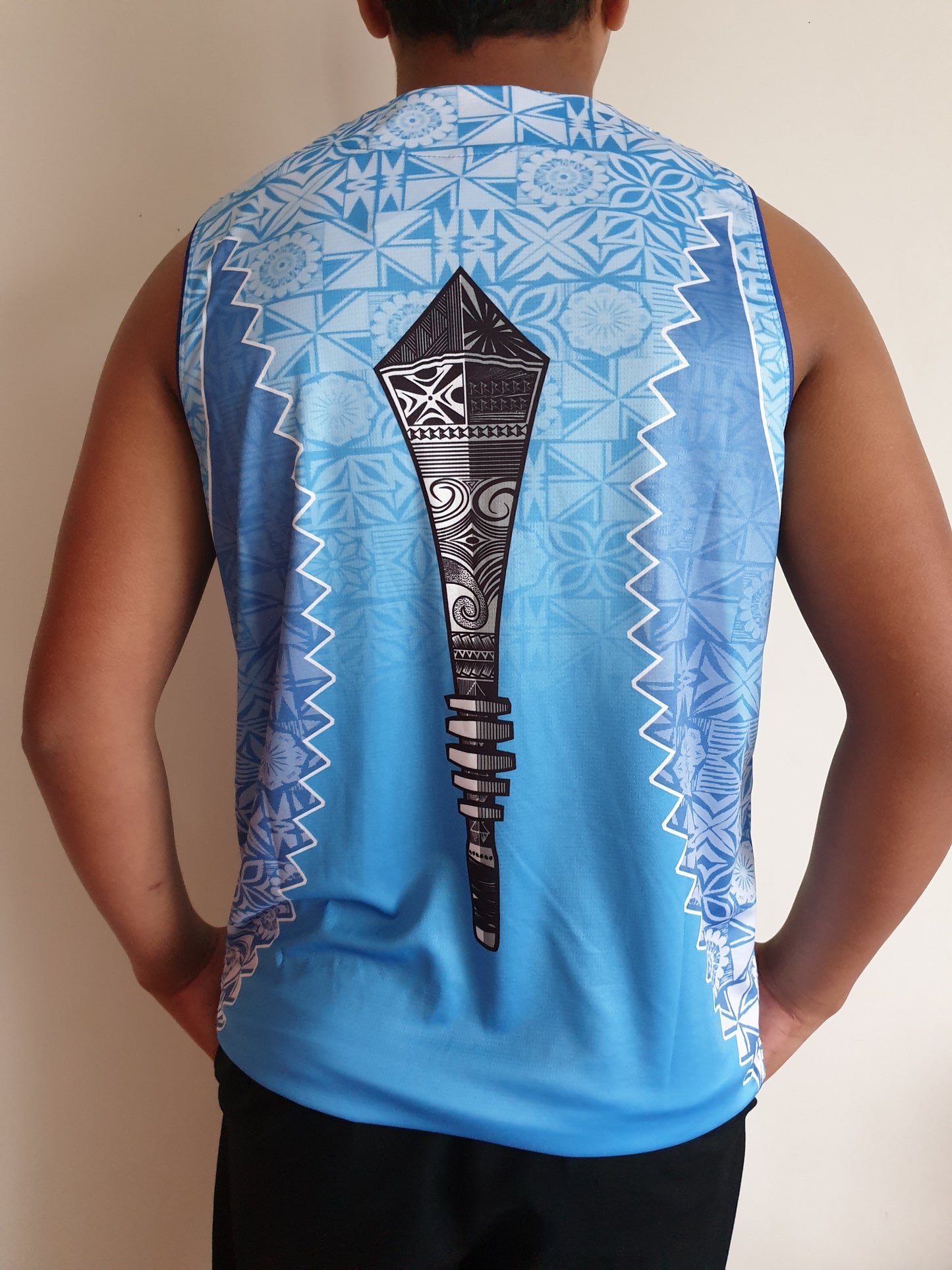 Fiji Daily Sublimation Vest -TM2094 Sky/Blue