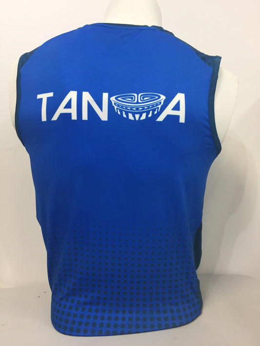Toa Sleeveless - Half Tone T71604/Blue