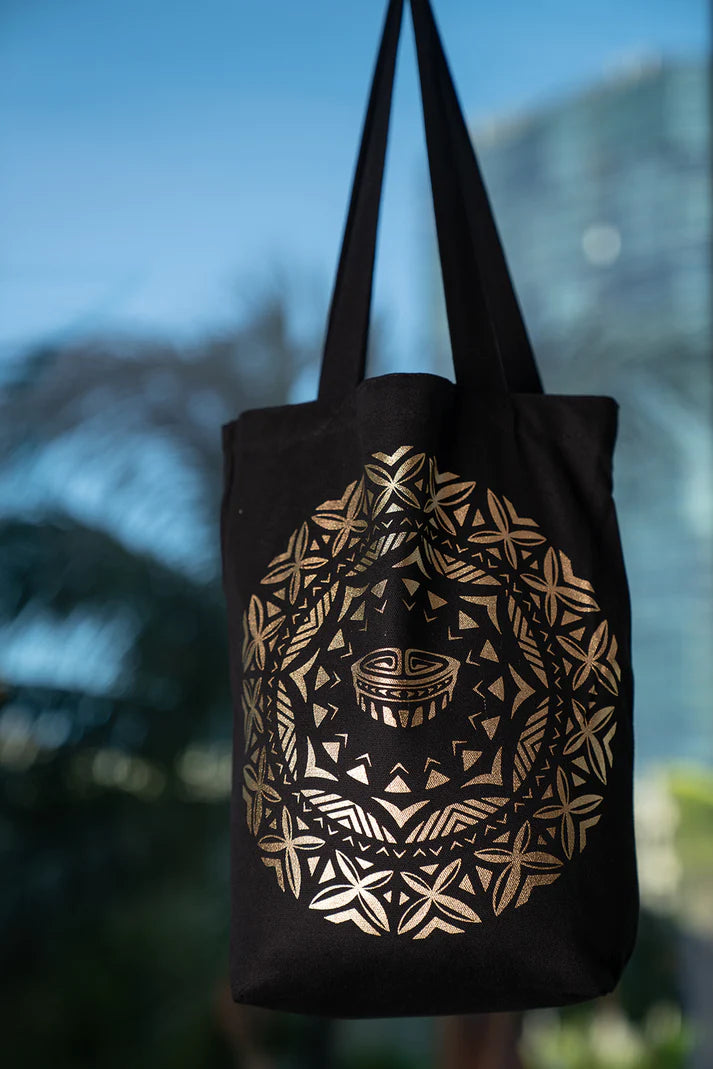 CIRCLE TATAU CANVAS BAG-CB002