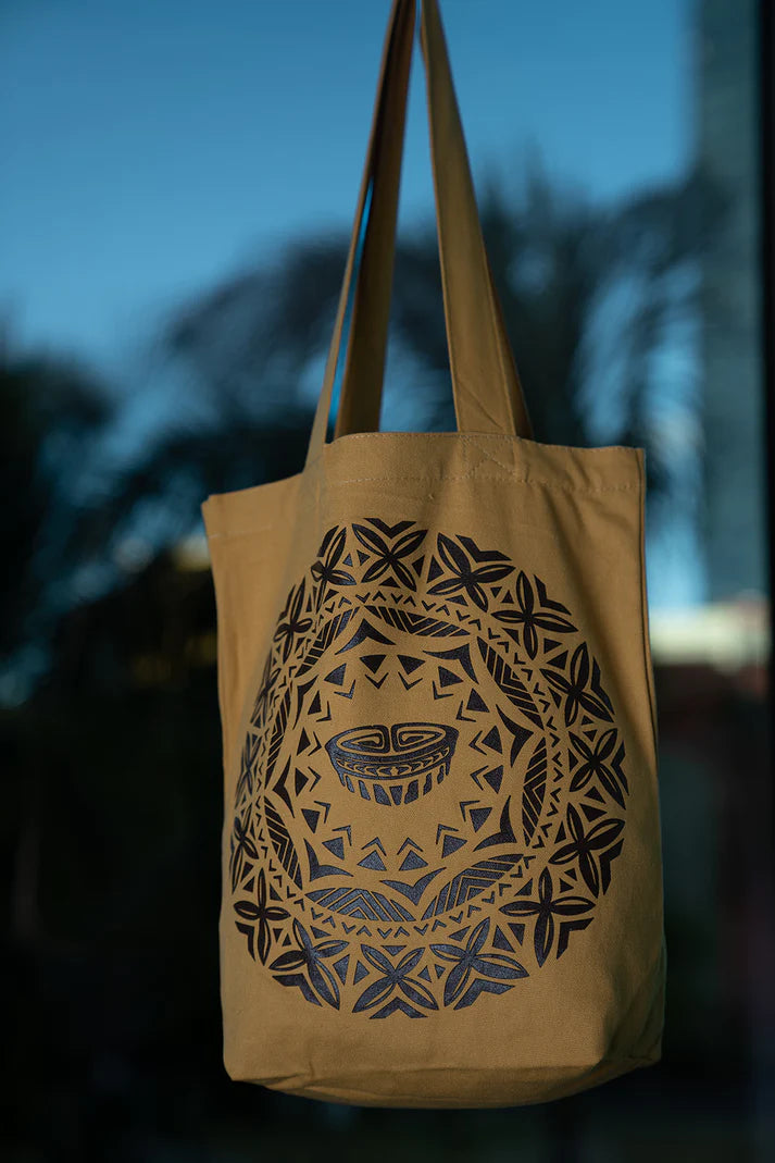 CIRCLE TATAU CANVAS BAG-CB002