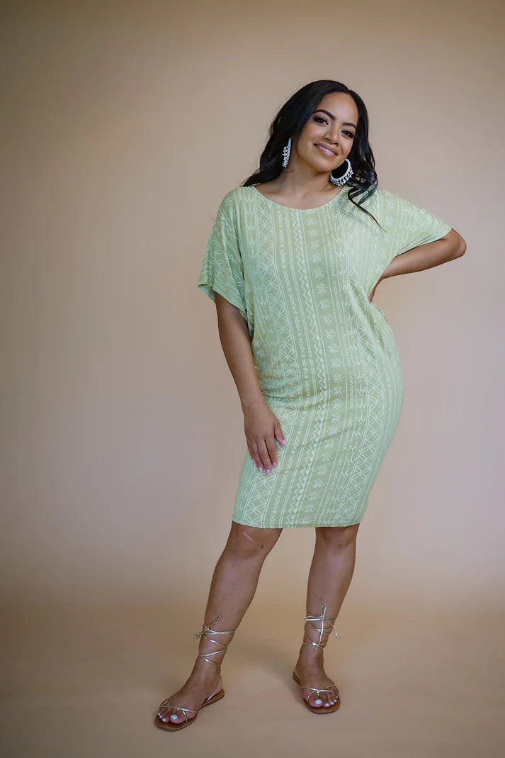 SOSE MALU WING KNIT DRESS CREAM- TD160