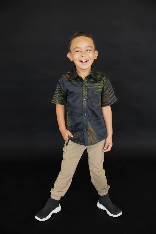 NU'UULI BOY'S COTTON SATEEN SHIRT BSCS01