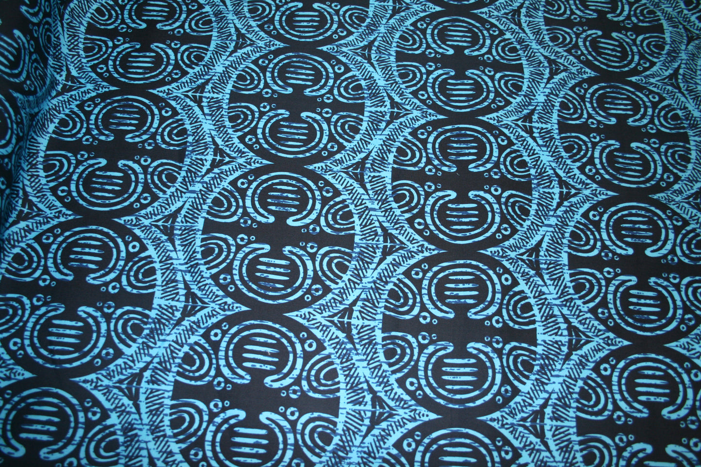 Ocean Blue Shell From The Sea Fabric