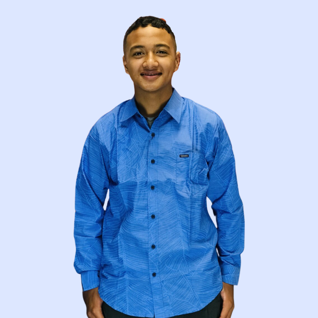 Tanoa Men's L/Sleeve Shirt/ SL1116/ Blue