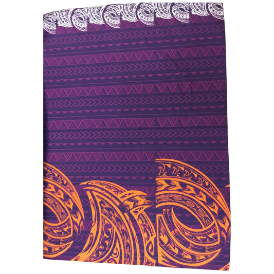 Purple Wave Fabric