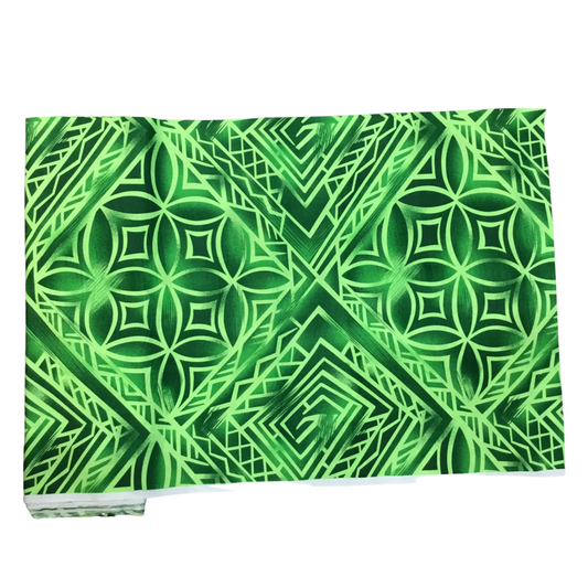 Green Tapa Fabric