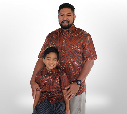 Whakawhetai Men's Satten Shirt