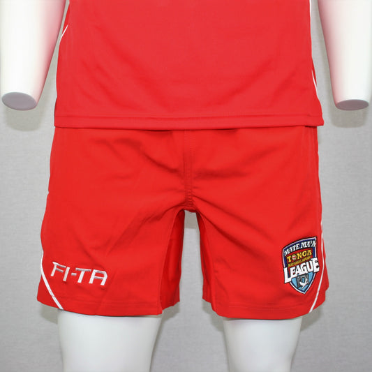 Tonga Shorts- Plain Red
