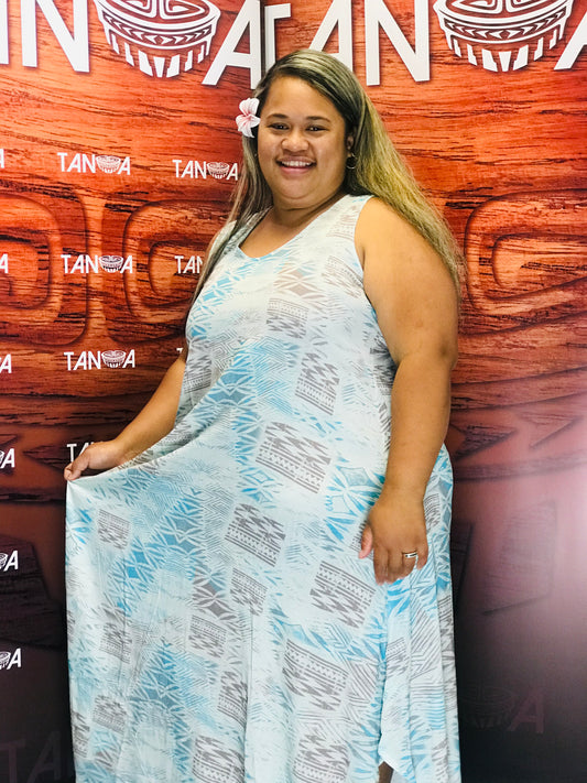 Akamu Umbrella Dress - LD1266 -LT Grey (ALL SALES FINAL)