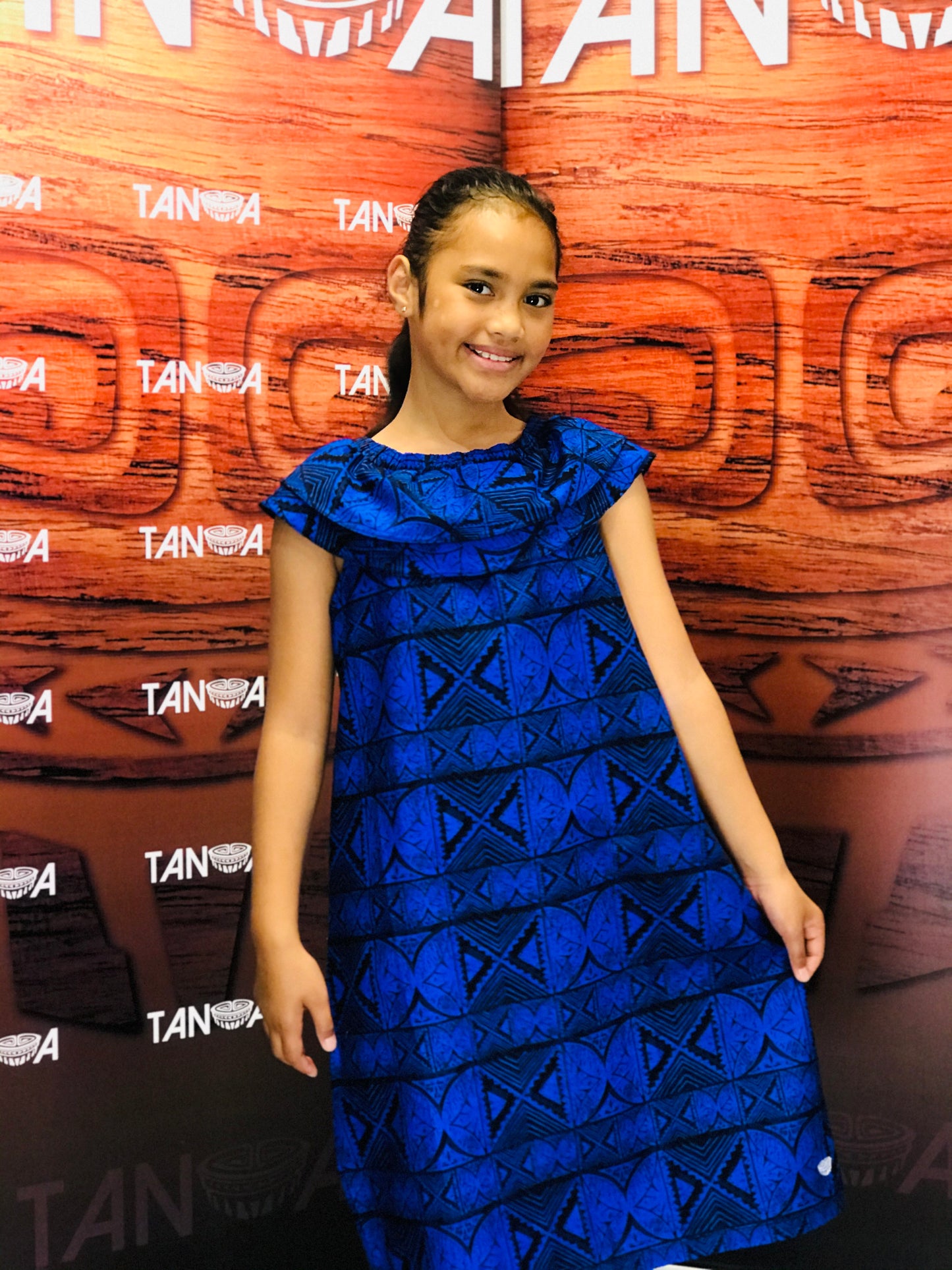 Tanoa Off Shoulder Dress - LG1024 - Royal