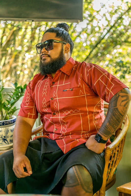 UKULELE MICRO SILK TANOA SHIRT SS2306