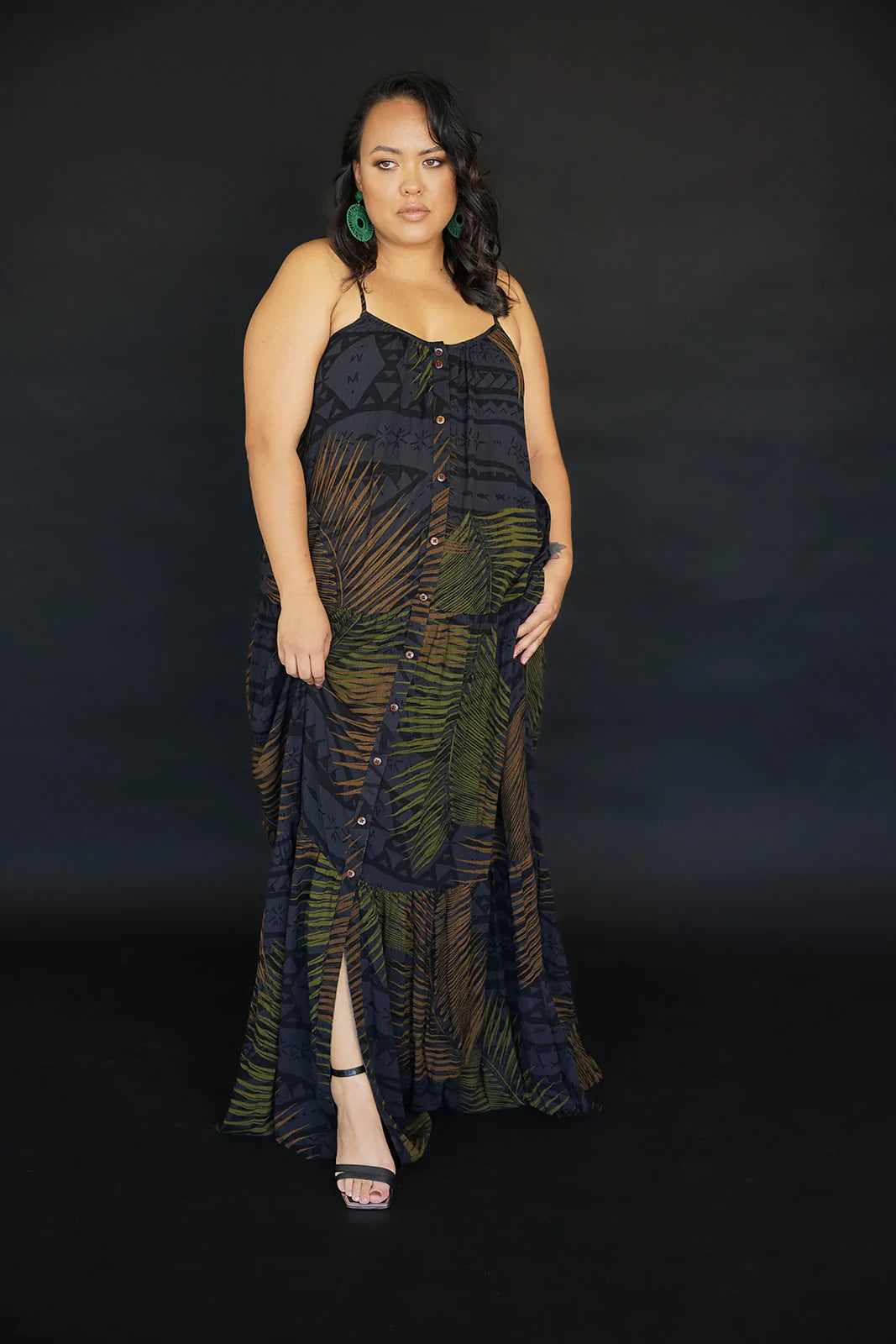 NU'UULI LAYERED MAXI DRESS TD163